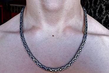 Жеке буюмдар: Серебряная цепь "Бисмарк" 130 грамм Серебряные Цепи и Браслеты — 6