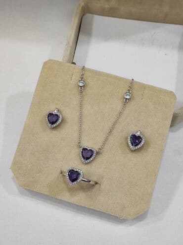 купить свадебное платье недорого: Набор украшений, Проба 925, Женские, Новый — 8