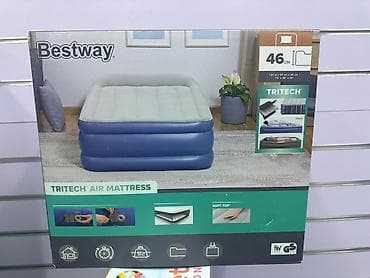 Матрасы: Надувной матрас, Односпальный, Bestway, длина - 191 см — 1