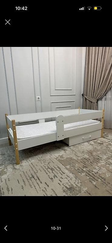 бу детский кровать: Детская односпальная кровать с бортиками - Размер спального места — 3