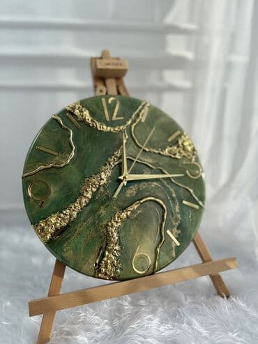 Часы для дома: Настенные часы -размер 30x30см Любые за 2500 сом - Ручная работа — 9