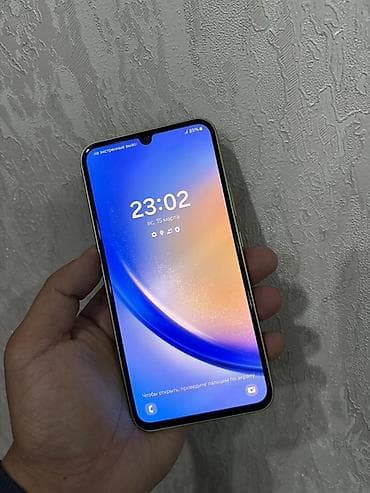 Уюлдук телефондор жана аксессуарлар: Samsung Galaxy A34, Колдонулган, 128 ГБ, түсү - Жашыл, 2 SIM — 4