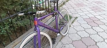 Велосипеды: Фикс-байк/Aventon - Рама и вилка из алюминия, цвет фиолетовый — 1