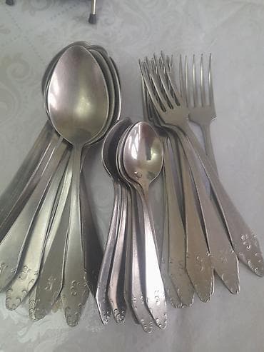 серебрянные ложки: Столовые ложки и вилки советские Всё, что на фотоесть в наличии — 9