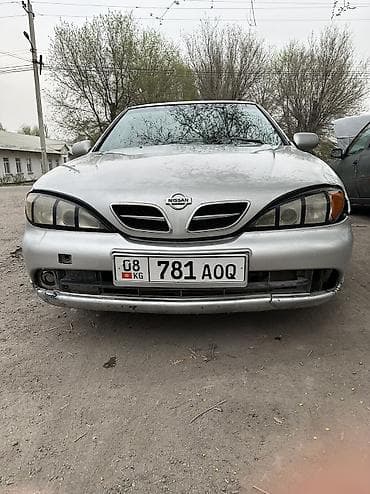 70 сом: Nissan Primera: 1999 г., 1.8 л, Кол менен иштөөчү, Бензин, Седан — 4