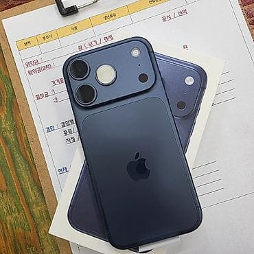 redmi 9a: IPhone 17 Pro, Б/у, 256 ГБ, Синий, Защитное стекло, Чехол, Кабель, 100 % — 1