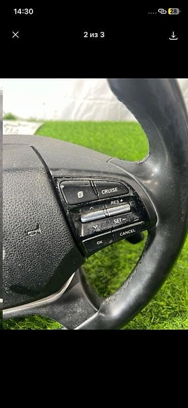2017: Рулевое колесо Hyundai Grandeur IG (поколение 6), год 2017. Оригинал — 3