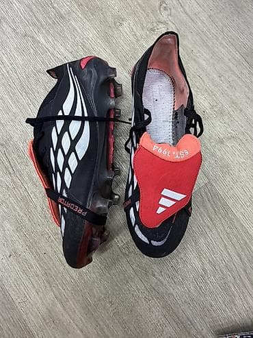 nike react: Футбольные бутсы Adidas Predator (FG) Размер :41 Черно Красные Одел — 3