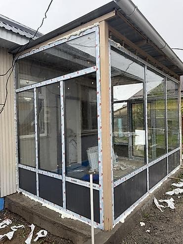 Услуги по строительству и ремонту: Алюминиевое окно на заказ, Тип окна: Панорамные, Платная установка, Без рассрочки — 2