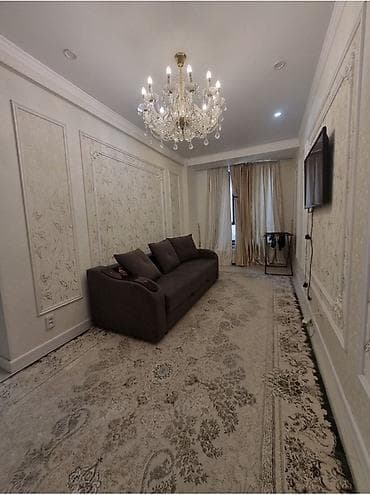Продажа квартир: 2 комнаты, 63 м², Асанбай мкр Элитка, 3 этаж, Свежий ремонт — 1
