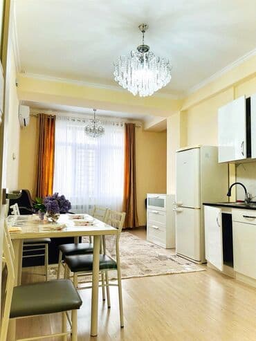 суточный квартира бишкек 2 комнатная: 2 комнаты, Душевая кабина, Постельное белье, Кондиционер — 3