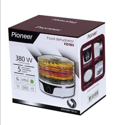 для специи: Сушка для овощей Pioneer / FD105 / Сушилка для овощей и фруктов / 380 — 8