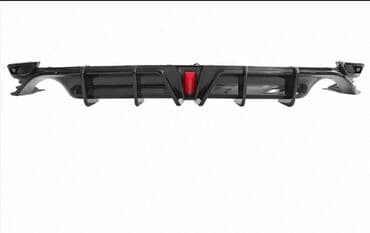 мухабойка на срв: Юбка заднего бампера Toyota, 2023 г., цвет - Черный — 2