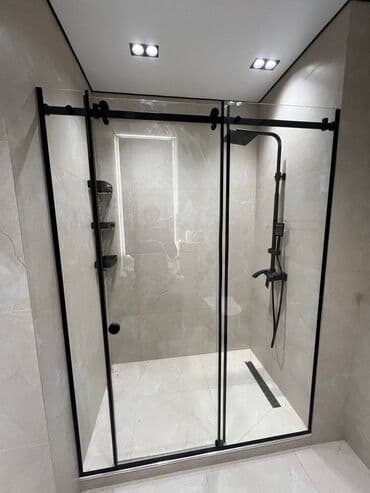 бу душ кабинка: Душевая перегородка/кабина из закалённого стекла с раздвижной системой — 3