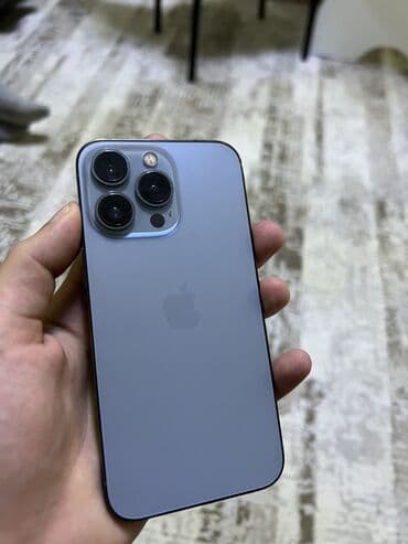 скупка macbook: IPhone 13 Pro, Б/у, 512 ГБ, Sierra Blue, Коробка, 100 % — 1