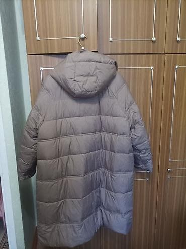 soft shell: Женское зимнее пуховое пальто/парка, длина миди. Размер 54-56. - — 2
