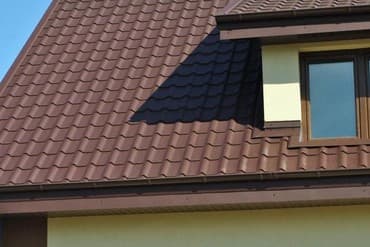 металлочерепицы: Металлочерепица банга-мини длина листа до 7,2м по заказу ширина 1,2 — 4