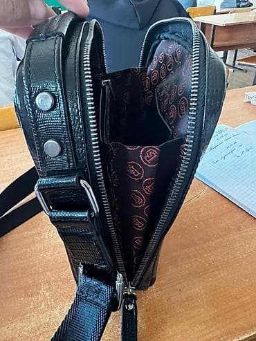 барсетка мужская: Классическая сумка, Butun, Материал: Натуральная кожа, Застежка на молнии, Мужские — 3