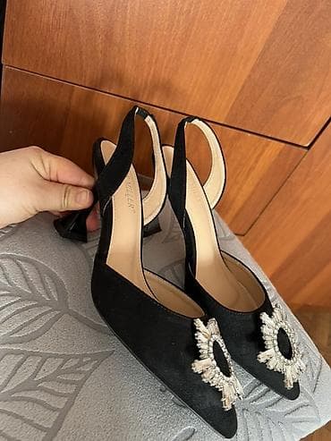 Сабо: Туфли-лодочки Miss Miller - Цвет: черный - Модель: slingback — 2