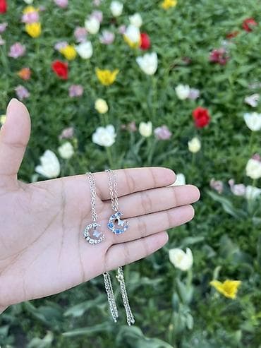 сережки ванклиф: Кулон, Циркон, Женские, Форма: Растения — 3