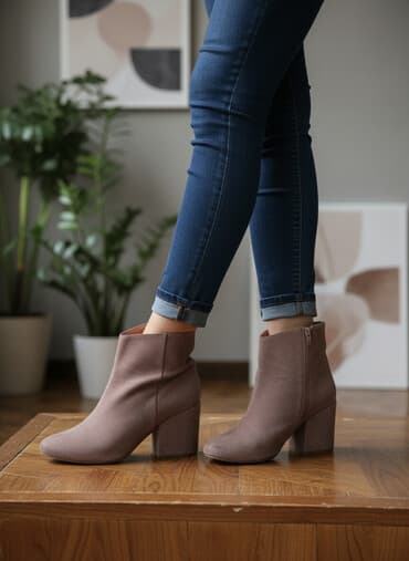 Ботинки и ботильоны: Женские демисезонные ботильоны – 2 пары Цена 800 каждая 1) Пара 1 — 1