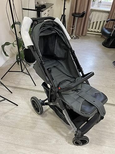 коляски детские: Прогулочная коляска ining baby Новый Качественный С откидной ручкой — 5