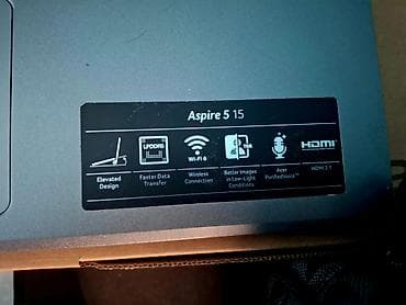 игровые аксессуары: Acer Aspire 5 15 (модель A515-58P-33UJ), цвет Steel Gray. Основные — 3