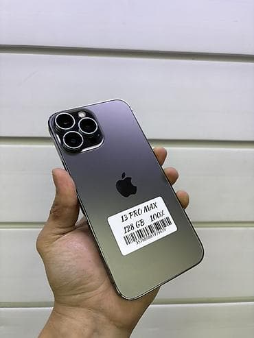 IPhone 13 Pro Max, 128 ГБ, Графит, 100 %