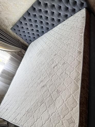 исфана мебел: Эки кишилик керебет, Жаңы, Матрасы бар, узуну - 200 см — 2