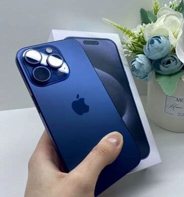 type c type c: IPhone 15 Pro Max, Б/у, 256 ГБ, Blue Titanium, Коробка, 87 % — 1