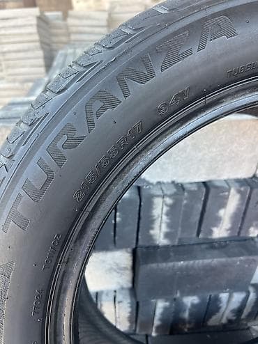 140 280: Шины 215 / 55 / R 17, Лето, Б/у, Комплект, Легковые, Япония, Bridgestone — 5