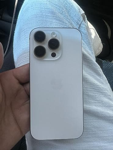 IPhone 16 Pro, Б/у, 256 ГБ, Серебристый