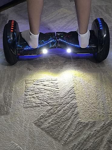 роллер клуб: Гироскутер с подсветкой и Bluetooth - Диаметр колес: 8,5 дюйма — 5