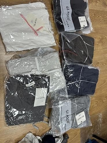 женские приталенные рубашки: Лонгслив, цвет - Черный, Все размеры — 5