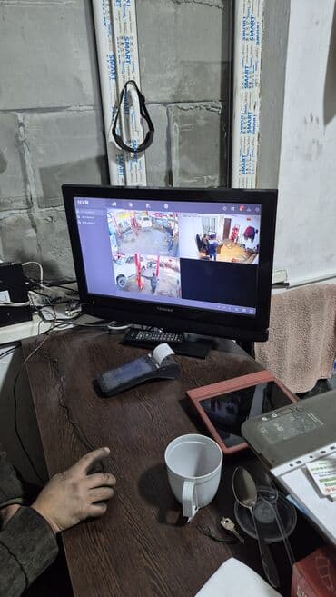 Комплект видеонаблюдения для помещений/автосервиса Состав и