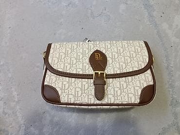 сумка для дитей: Сумка-кроссбоди DTEU (логотип DL) с монограммным принтом - Материал — 4