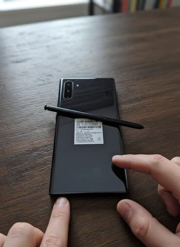 Samsung Note 10 5G, Б/у, 128 ГБ, цвет - Синий, 2 SIM