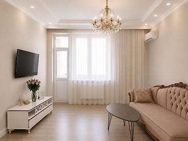 osh flat: 2 комнаты, 77 м², Пишпек Элитка, 7 этаж, Евроремонт — 2