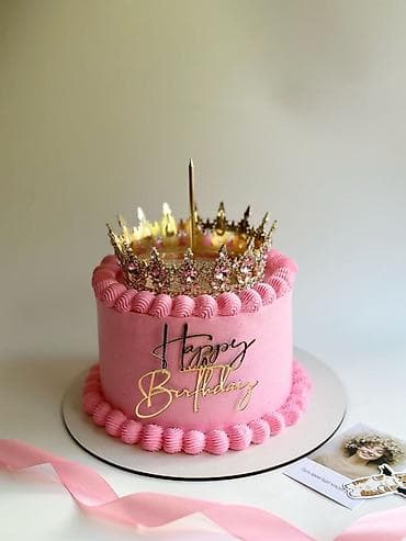 Фрукты: Именные торты на день рождения с декоративными топперами - Оформление — 1