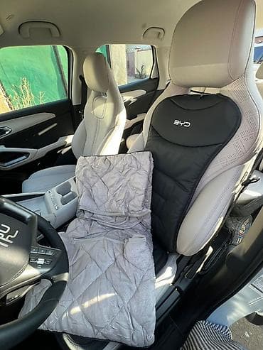 подушки на авто: Чехлы Тканевые, С подушкой, цвет - Серый, BYD, Новый, Платная доставка, Самовывоз — 3