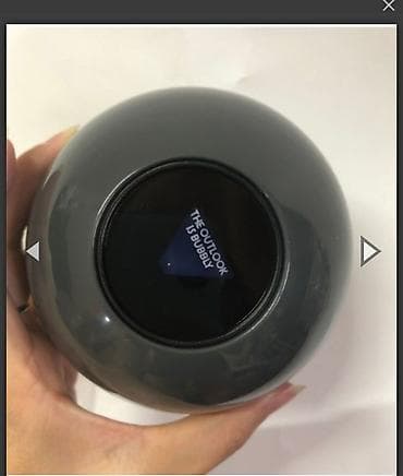 пляжные балоны: Шар предсказаний Magic 8 Ball - Классическая черная «восьмерка» с — 1