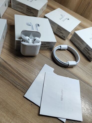 аирподс оригинал цена бишкек: Вкладыши, Apple, Новый, Беспроводные (Bluetooth), Классические — 2