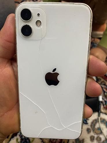 samsung a30 s: IPhone 11, Б/у, 128 ГБ, Белый, Чехол, 86 % — 3