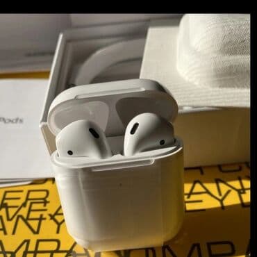 Вкладыши, Apple, Новый, Беспроводные (Bluetooth), Классические