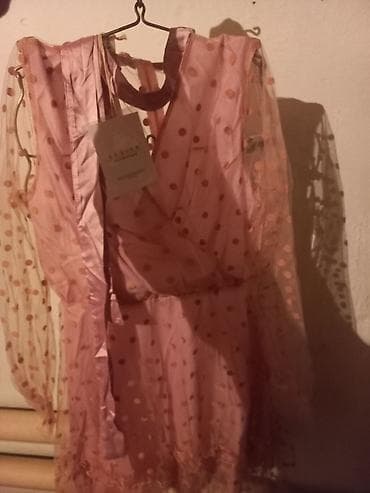 платья в горошек: Платье-миди цвета пудрово-розовый с горохом. 8/9жаштагы кыздарга болот — 3