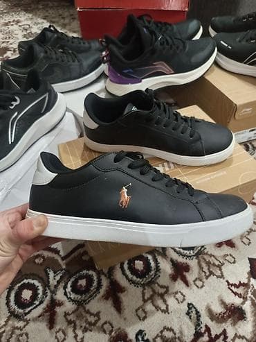 ноокен масы: Эркектердин кроссовкасы, 41, Polo Ralph Lauren, Жаңы, түсү - Кара, Өзү алып кетүү — 1