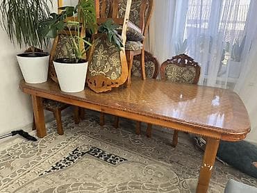 мебель классика: Стол и стул для зала, цвет - Коричневый — 2