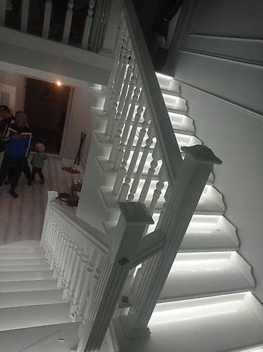 покраска лестницы: Лестницы делаем любой сложности быстро и качественно фанера сосна — 8