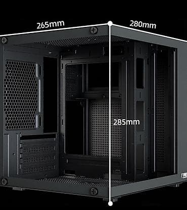 корпус на компьютер: Корпус ПК, Б/у, Micro-ATX, цвет - Черный — 2