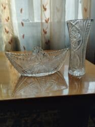 хрустальные вазы салатницы: Срочно! Дёшево! Продаю новый чайный сервиз 6 пиалок и чайник в — 15